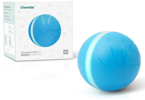 Best Smart Pet Toys for Your Furry Friends-Cheerble Replaceable Shell Intelligent Interactive Dog Toy Ball
